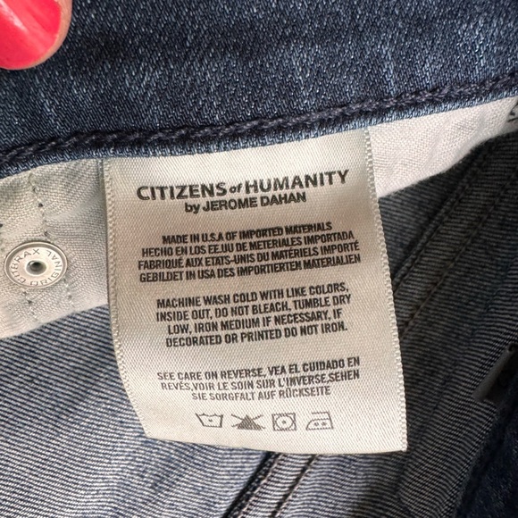 CITIZENS OF HUMANITY Men’s Distressed Blue Jeans Distressed Very Relaxed Size 32 - Picture 6 of 8